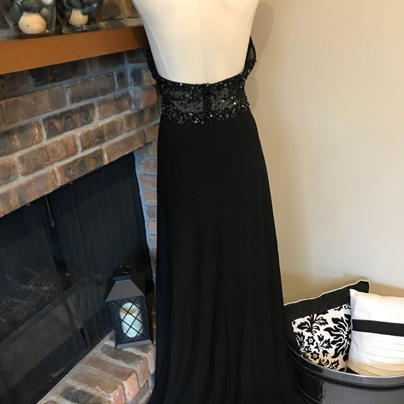 RUE DE LA PAIX FORMAL BLACK DRESS - Picture 5 of 6